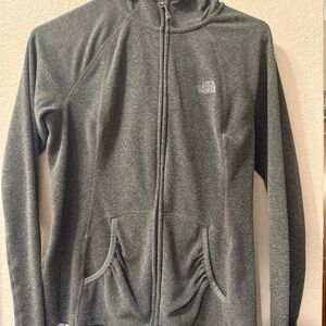 The North Face Gray Zip-Up Hoodie